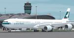 FSX/P3D Cathay Pacific (B-HQC) Thomas Ruth A340-600 Texture